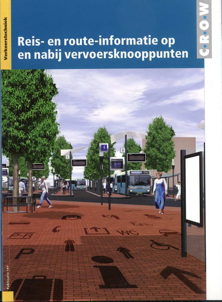 Reis- en route-informatie op en nabij vervoerknooppunten